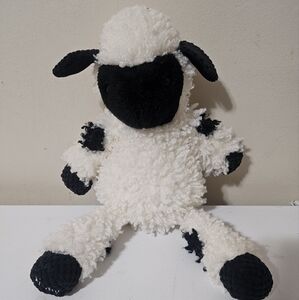 Valley the Valais Blacknose Sheep Lamb Scentsy Buddy - Retired Plush Black White